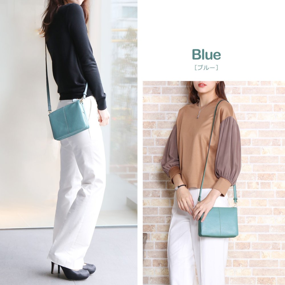 本革 ミニショルダーバッグ レディース 大人 革 小さめ ポシェット Mia Borsa 牛革 レザー 肩掛け 斜めがけ バッグ カジュアル ショルダーバッグ ブランド 軽い 軽量 ミニバッグ 卒業式 入学式 ギフト プレゼント 5F (07000365r)