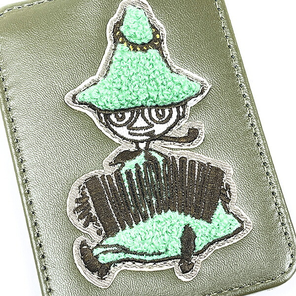 ムーミン スナフキン サガラ刺?パスケース (グリーン) 定期入れ MOOMIN