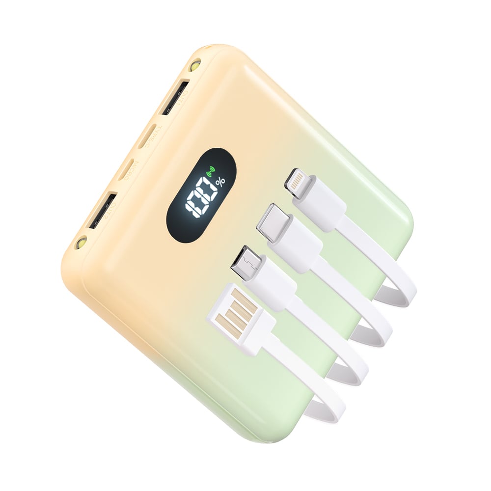 モバイルバッテリー 半固体電池 大容量 20800mAh 4本ケーブル内蔵 燃えにくい 準固体電池 超軽量 小型 ワイヤレス充電 6台同時充電 3way蓄電 MFi認証 持ち運び便利 残量表示 iPhone/iPad/Android対応 LEDライト付き 2.1A急速充電 スマートフォン充電器 スマホ充電器 スマホバッテリー 携帯充電器 災害/緊急用 停電対策 旅行/出張 地震対策