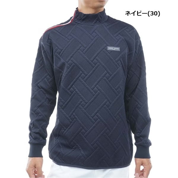 トミーヒルフィガー ゴルフ メンズ キルトジャガード モックスウェット TOMMY HILFIGER THMA667 2026年秋冬モデル お誕生日祝い お祝い 記念品 お父さん 父の日 彼氏 男性 30代 40代 50代 60代  還暦祝い 敬老の日 人気プレゼント プレゼント