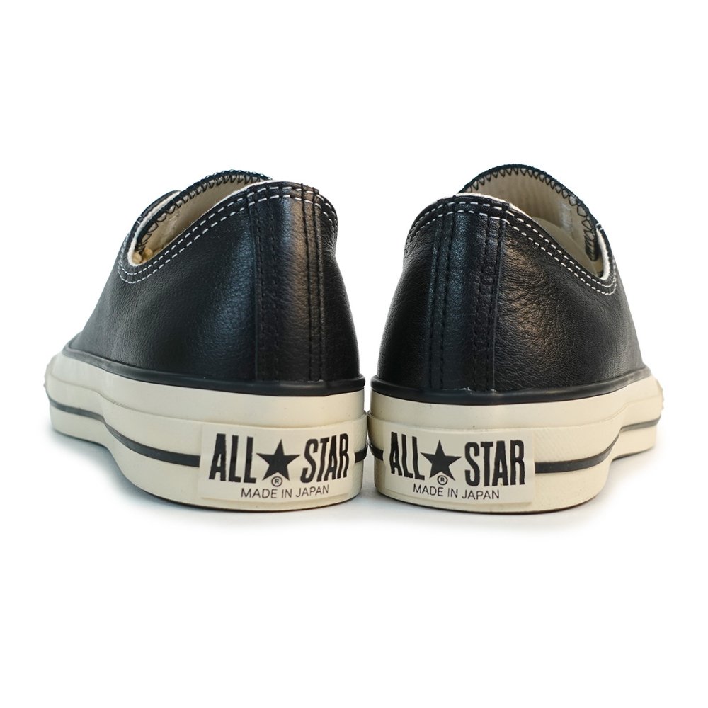 コンバース CONVERSE スニーカー メンズ レディース ローカット レザー オールスター J OX ブラック LEATHER ALL STAR J OX 日本製