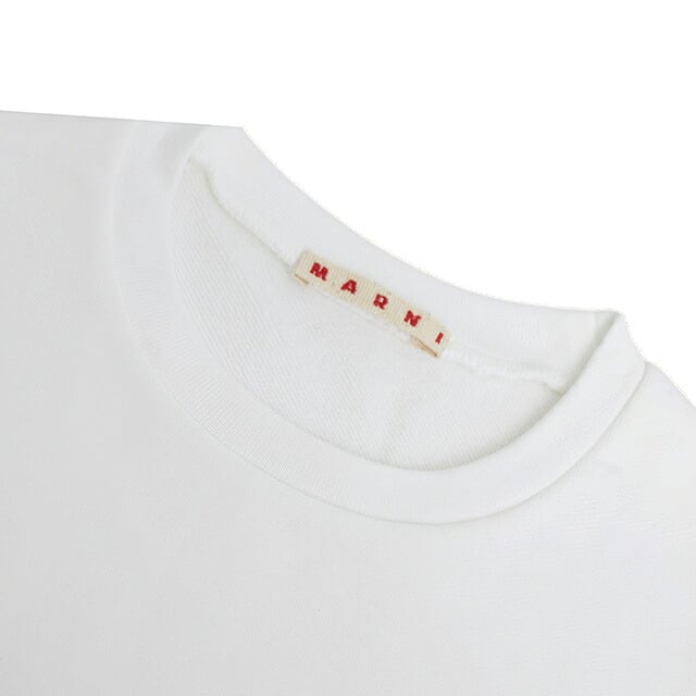 マルニ MARNI トレーナー スウェット マルニキッズ ms340u-m01612-m00v0-0m100-14y キッズ レディース 0M100 ホワイト スウェット
