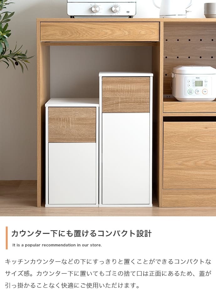 ダストボックス　１５Ｌ　ゴミ箱　１５～２０Ｌゴミ袋対応　ダストボックス　２０Ｌ　リットル　ｌ　分別　キッチン　ダイニング　小型