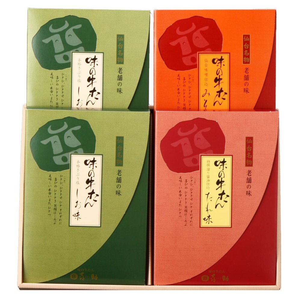 仙台 味の牛たん喜助 牛たん 詰め合わせ ギフトセット 3種 計4点 各155g 牛タン 冷凍 焼くだけ 牛ホルモン タン 牛肉 スライス