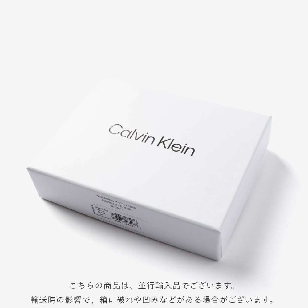 カルバンクライン Calvin Klein LEATHER CARD CASE レザーカードケース 31CK200003 二つ折り財布 メンズ 財布