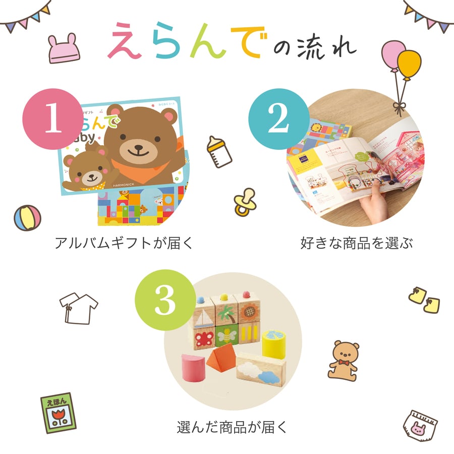 出産祝い カタログギフト えらんで きらきら 赤ちゃん 1歳 プレゼント 誕生日祝い 男の子 女の子 おすすめ お祝い 人気 ベビー用品 おしゃれ かわいい nichie ニチエー