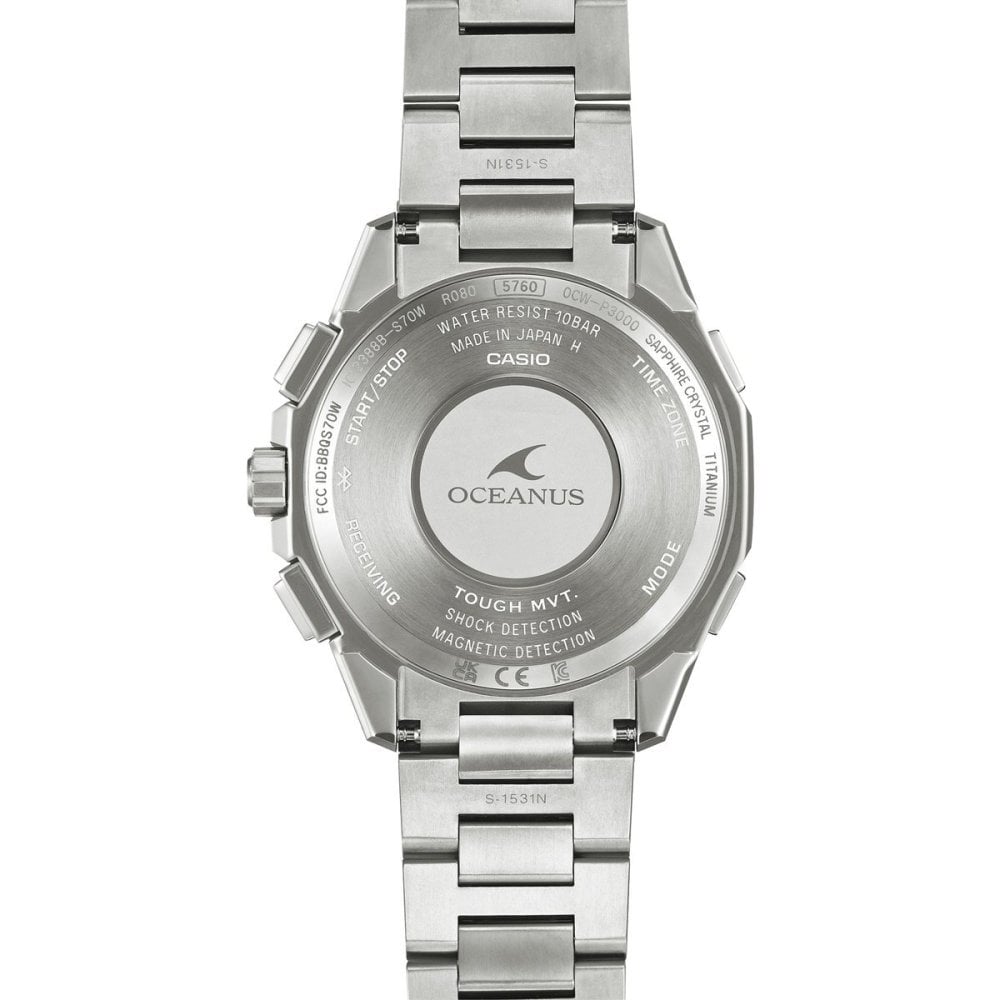 オシアナス CACHALOT カシャロ 電波 ソーラー 腕時計 メンズ OCW-P3000-2AJF タフソーラー CASIO OCEANUS カシオ 日本製 Premium Production Line【2026 新作】