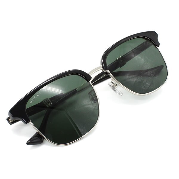 GUCCI サングラス グッチ GG1499SK-004 サングラス アジアンフィット シルバー グリーン メンズ レディース ユニセックス