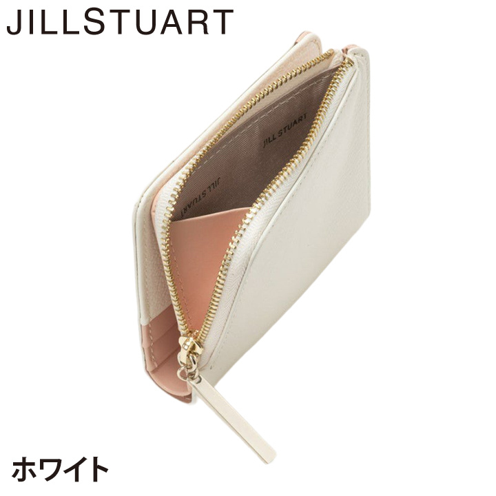 ジル スチュアート 財布 二つ折り レディース 牛革 ミスティ L字ファスナー コンパクト ギフト JILL STUART