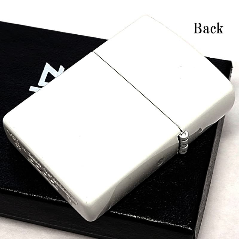 ZIPPO 麻雀牌 中 チュン ジッポ ライター ホワイト マージャン おしゃれ かっこいい 白 役牌 メンズ ギフト プレゼント