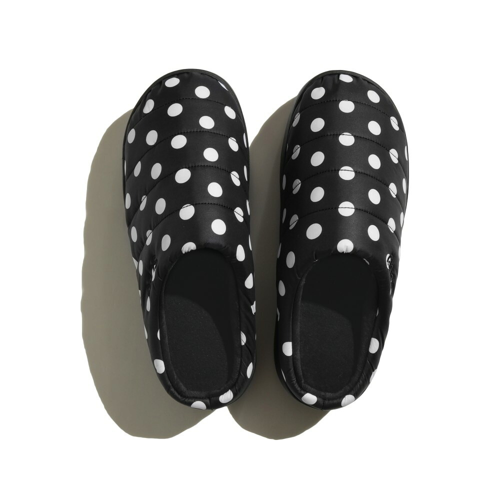 スブ プラットフォーム サンダル 厚底 レディース SUBU PLATFORM ドット ブラック シルバー 正規品 冬用サンダル ルームシューズ 外履き 2026 秋冬 スリッポン 履きやすい 痛くない 防寒 正規販売店