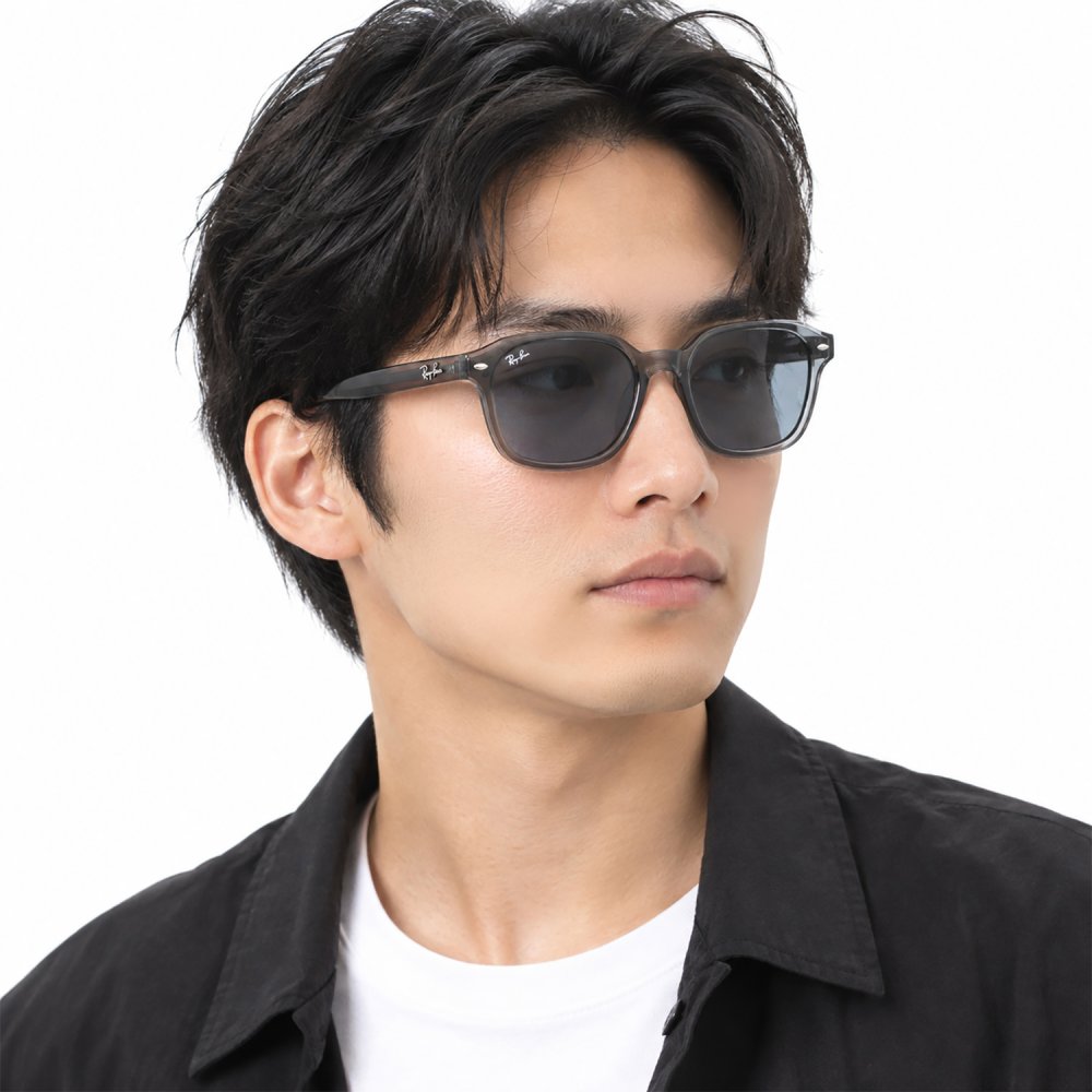 レイバン Ray-Ban サングラス 国内正規品 65サイズ ローブリッジフィット アジアンフィット ウェリントン スクエア型 男女兼用 メンズ レディース ダークグレー RB4458D 645087 65 18 145 2N 【スペシャルラッピング660円(別売り)】送別会 誕生日 お中元 結婚祝い 結婚式 高級 父の日 母の日 ホワイトデー