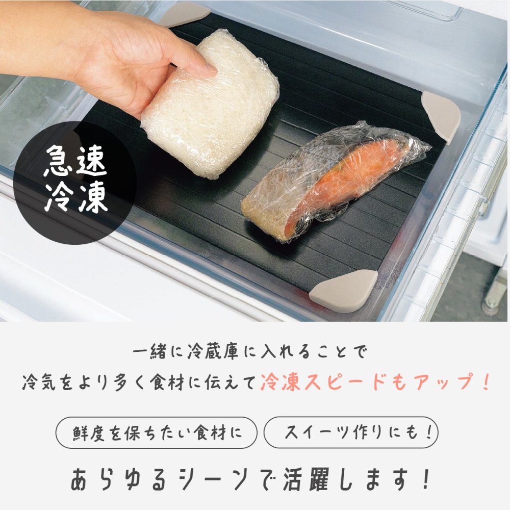 解凍プレート 急速解凍 カクセー 急速解凍アルミプレート リフトアップホルダー付き 最大約9倍 アルミプレート 自然解凍 電気不要 水不要 肉 魚 冷凍食品 食品解凍 粗熱取り 冷凍プレート 時短調理 薄型 キッチン便利グッズ 新生活 敬老の日 プレゼント ギフト