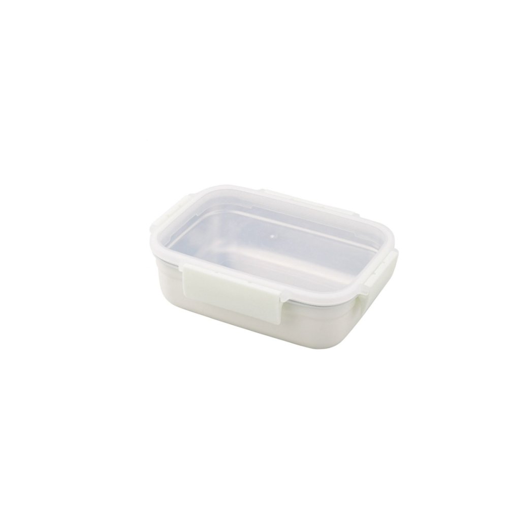 保存容器 0.5L ククナキッチン MEAL BOX ミールボックス ステンレス 電子レンジ対応 オーブン グリル 食洗機 冷凍 冷蔵 4点ロック 抗菌 ニオイ移りしにくい キムチ カレー 作り置き KKN-MO50WH 新生活 ギフト