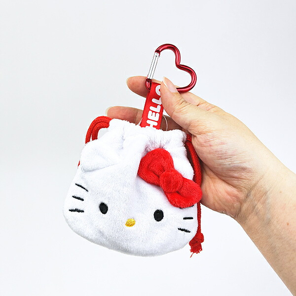 サンリオ ハローキティ カナビラ付きミニ巾着 Sanrio