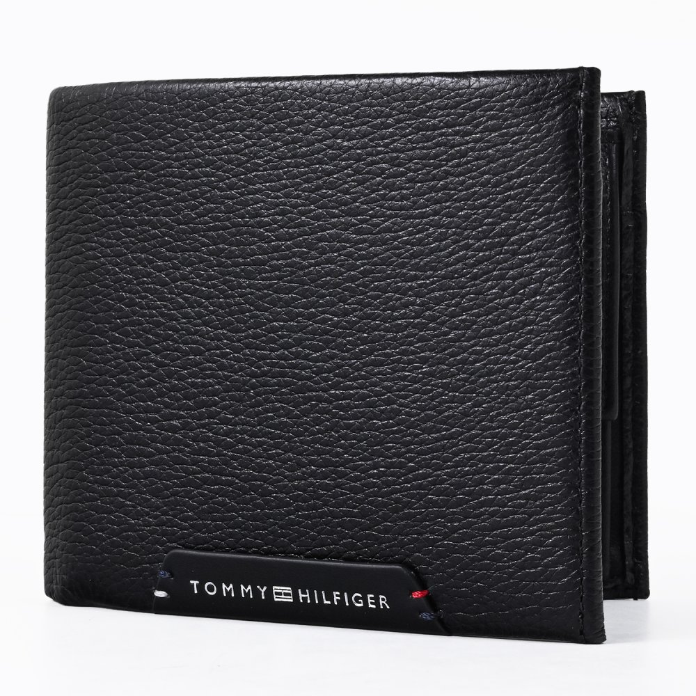 高品質ヨーロッパ輸入モデル トミーヒルフィガー 二つ折り財布 小銭入れ付き CORP CC AND COIN メンズ レディース ブラック AM0AM14779 BDS BLACK ウォレット 折財布 送別会 誕生日 結婚祝い 結婚式 彼氏 息子 夫 男性 名刺入れ 高級 母の日【スペシャルラッピング660円(別売り)】 即日発送 彼氏 財布 ホワイトデー