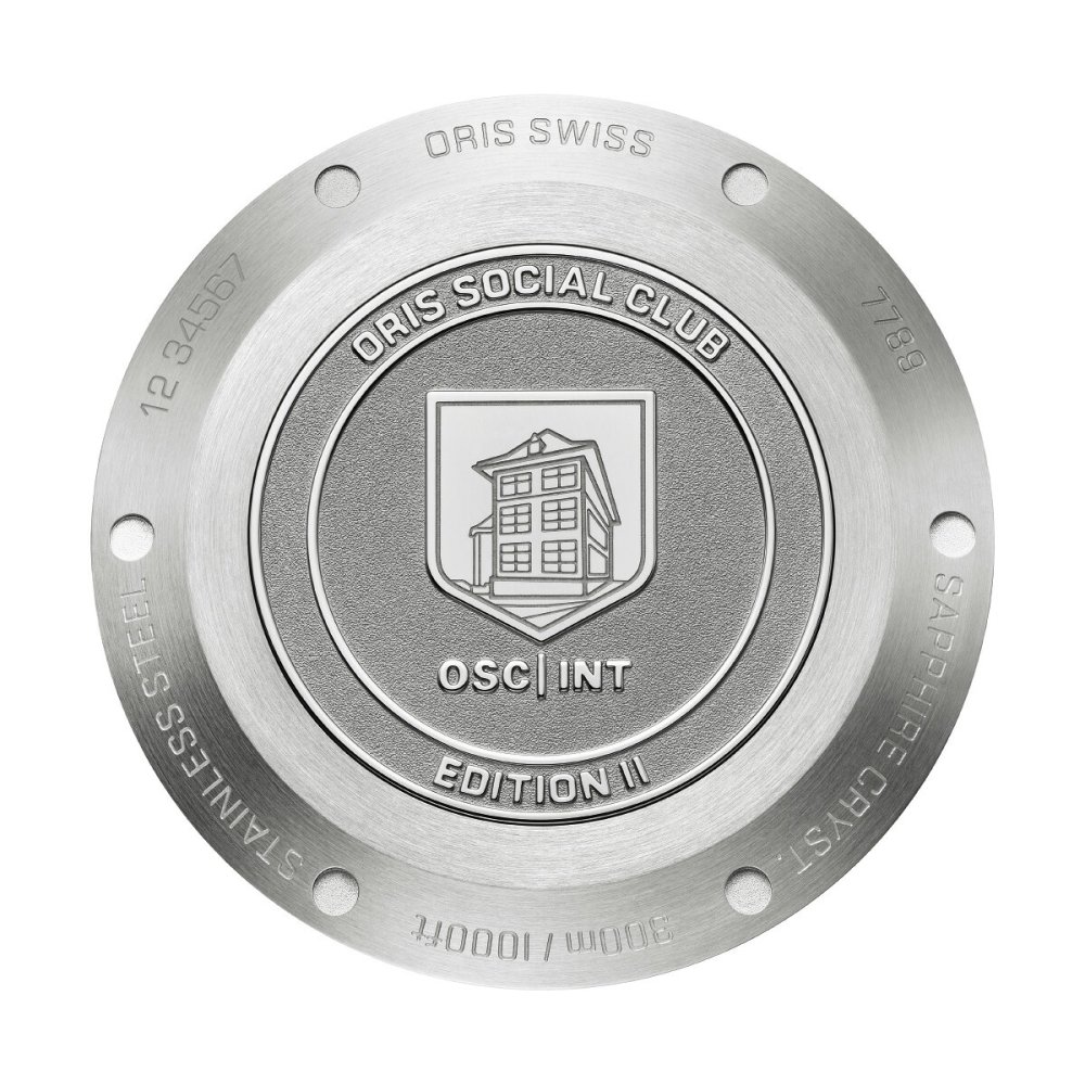 オリス ORIS アクイス ソーシャルクラブ エディション 2 AQUIS SOCIAL CLUB EDITION 2 腕時計 メンズ 自動巻き 世界限定500本 01 733 7789 4121-Set【2026 新作】