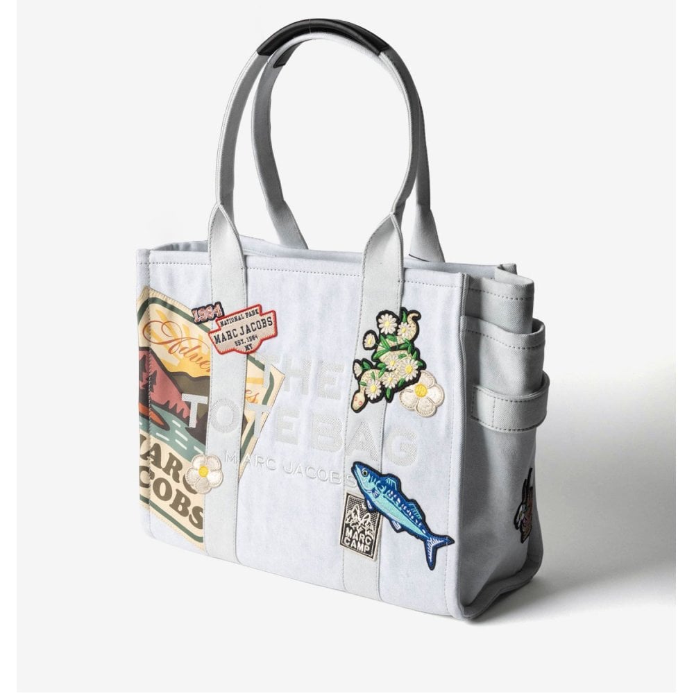 マークジェイコブス MARC JACOBS THE CAMP PATCHWORK DENIM LARGE TOTE BAG ザ キャンプ パッチワーク デニム ラージ トート バッグ 2P6HTT007H02 レディース バッグ