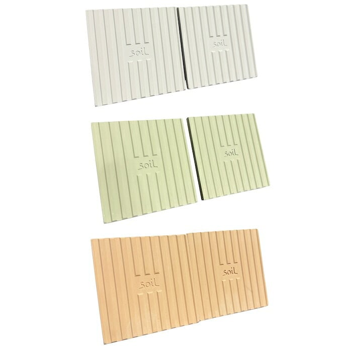 soil DRYING BOARD 2枚入り ワイングラス コップ 水切り 珪藻土 自然素材 高い吸水性 キッチン用品 おしゃれ 日本製
