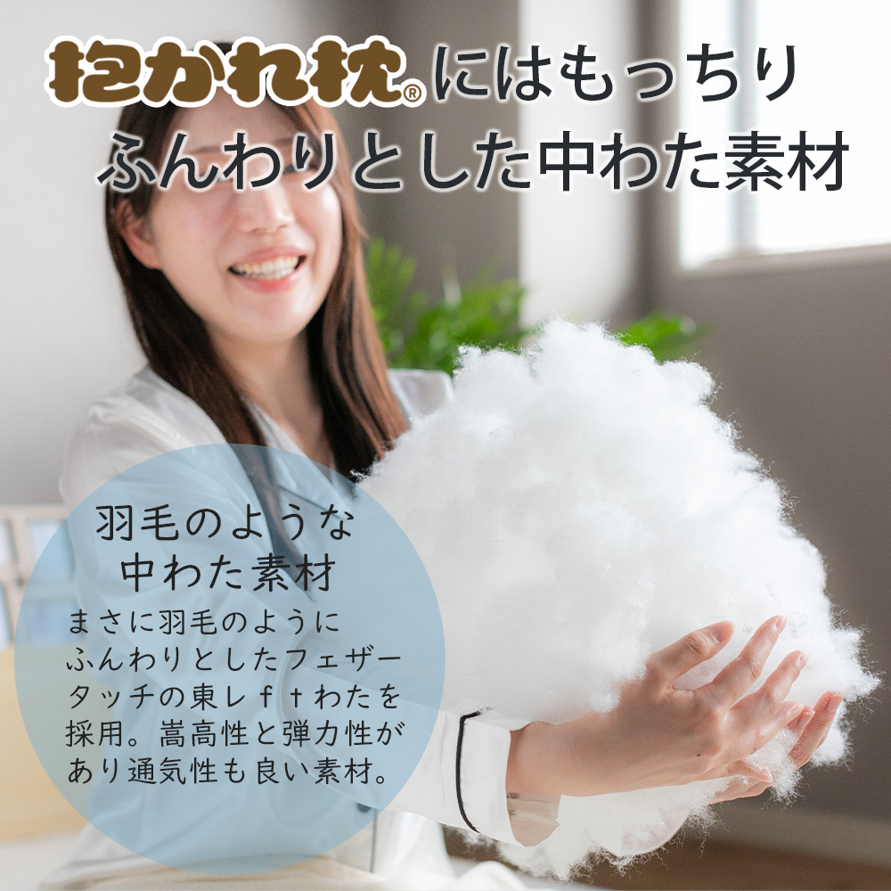 【送料無料】【ギフトラッピング無料】【販売累計15万個突破】「今治タオルの抱かれ枕」肩全体で受け止め包み込まれる安心感☆【日本製】