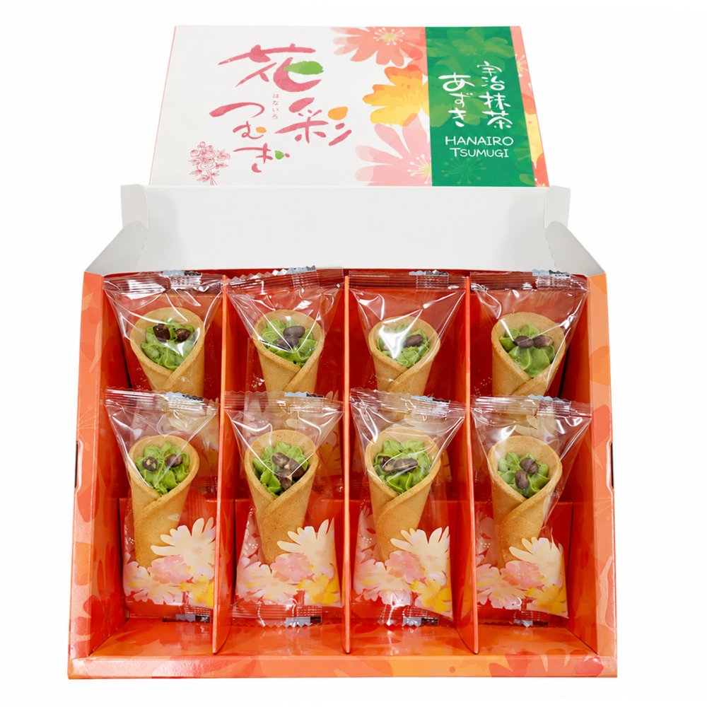 お菓子 花彩つむぎ 抹茶 3箱 せんべい 和菓子 スイーツ デザート おやつ ご当地スイーツ お取り寄せスイーツ 京せんべい 関製菓本舗 藤兵衛庵