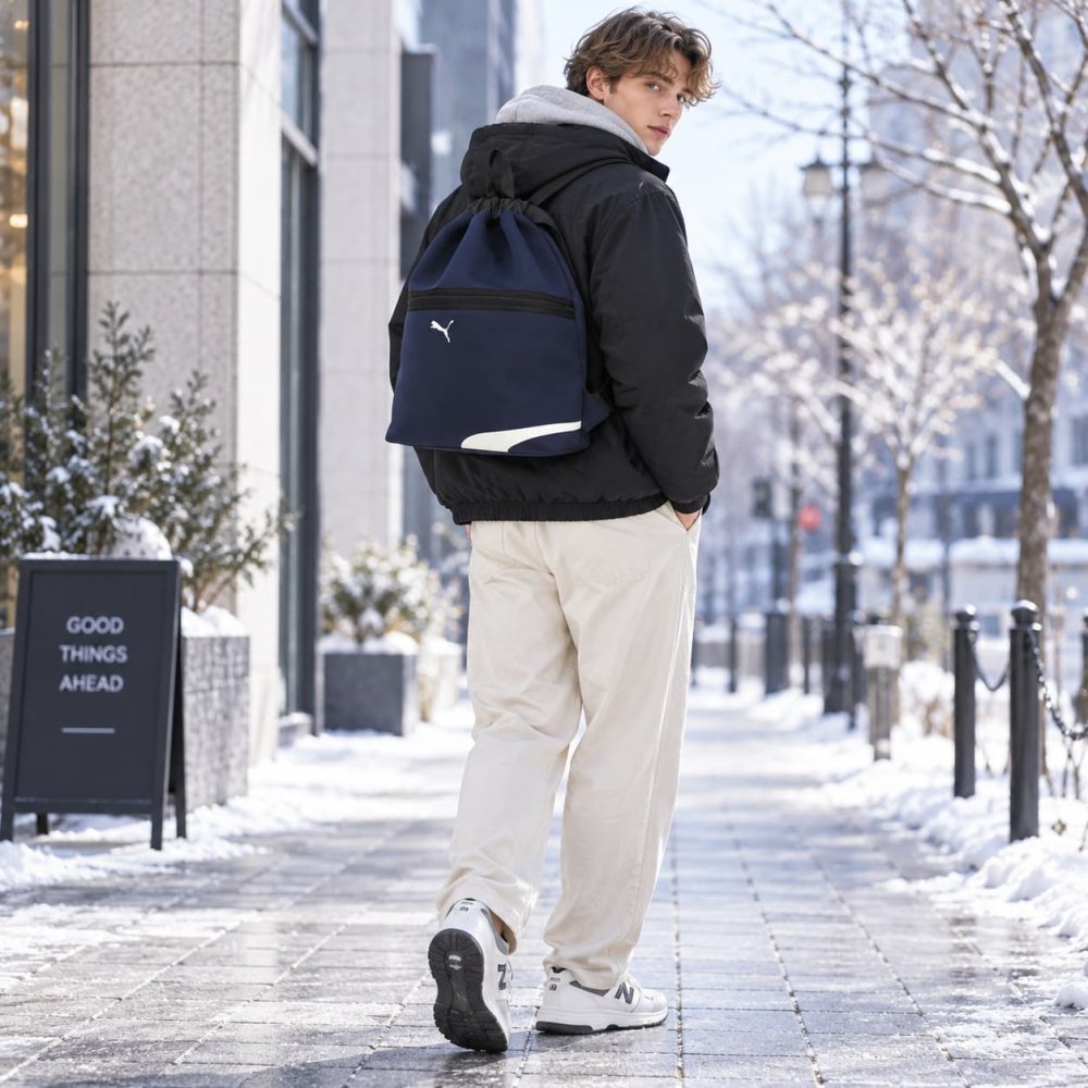 PUMA インサイド ナップサック リュック リュックサック かばん カバン 鞄 バッグ バック 普段使い 使いやすい メンズ ギフト プレゼント ブラック j20467