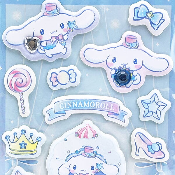 サンリオ シナモロール ジュエルマシュマロシール (スパークルジュエル) 文具 シナモン Sanrio
