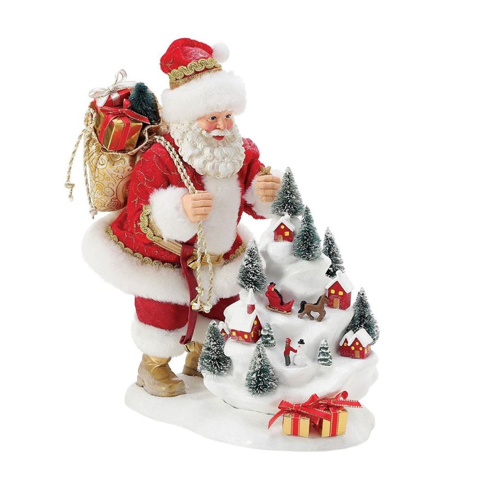 Quaint Village 26.7cm | サンタ サンタクロース 人形 置物 フィギュア クリスマス ホリデー Possible Dreams 正規輸入品