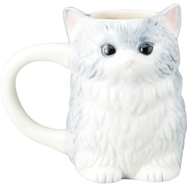ダイカットマグ ねこ [26-0162-150] ＳＡＮ４２３６ １ プレミアムギフト 贈り物 お祝い 磁器 内祝い 出産内祝い 結婚内祝い 快気祝い 新築祝い お返し 贈り物 プレゼント ギフト