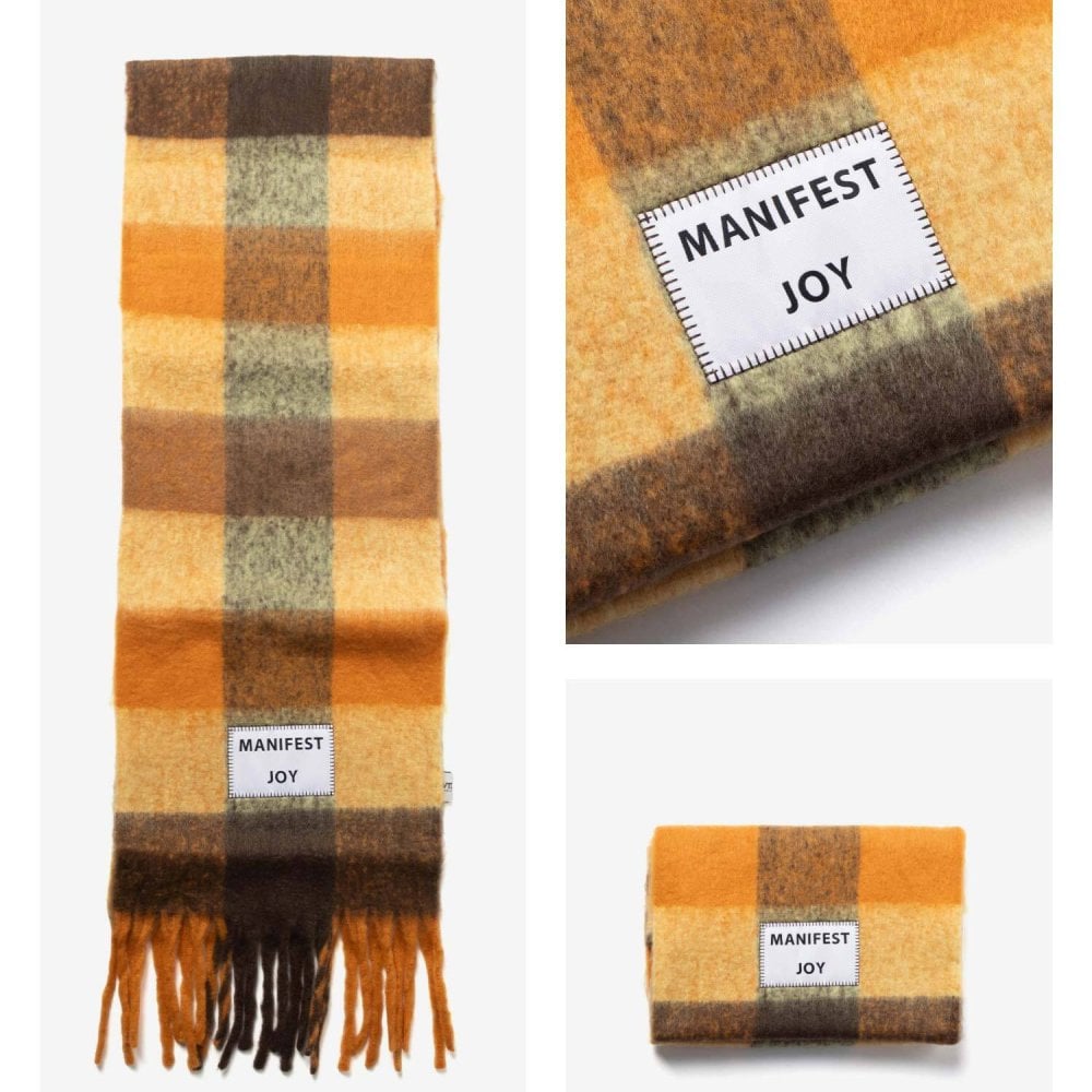 【正規品】 バーブ トゥ ドゥ VERB TO DO SCARF マフラー C-SCARF スカーフ レディース チェック 大判 フリンジ ファッション小物