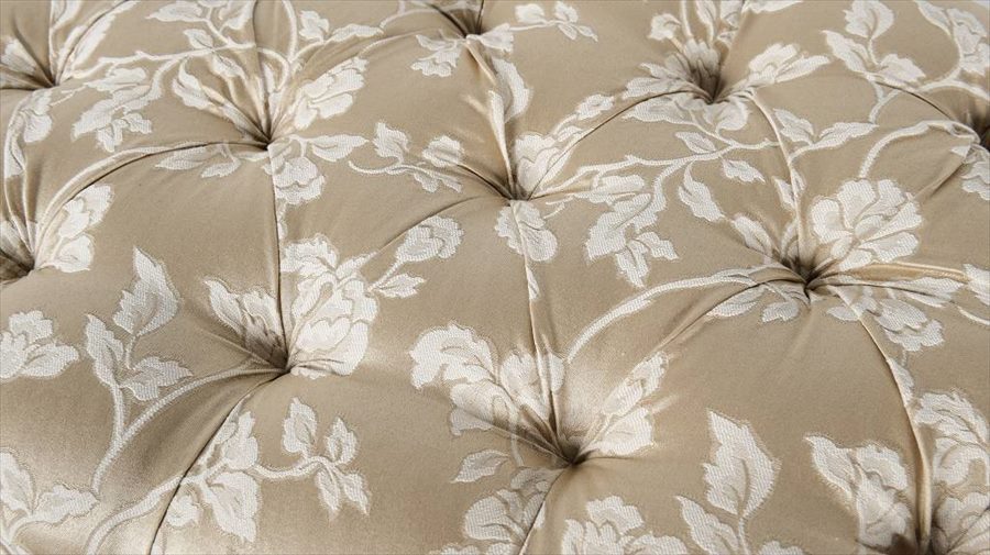 収納付きスツール ベンチスツール オットマン リビング収納 椅子 ジェニファーテイラー Heirloom ヘアルーム 収納スツール 花柄 アンティーク風 布張り 輸入家具 カルトナージュ アンティーク調 姫系 クラシック ヨーロピアン フットレスト イス