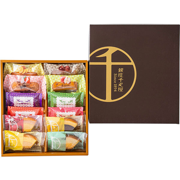 敬老の日 ギフト　銀座千疋屋　 銀座3種のガトー詰合せ ｜【銀座フルーツクーヘン】【銀座フルーツフィナンシェ】【銀座ジェムクッキー】｜敬老の日メッセージ付【お届け期間：9月19日～9月21日】 遅めの お中元 ※沖縄・北海道は配送不可　送料無料