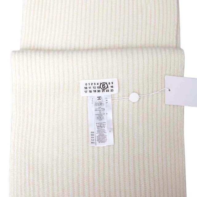 エムエムシックス MM6 Maison Margiela マフラー s52te0061-m13285-102 ユニセックス Off white マフラー