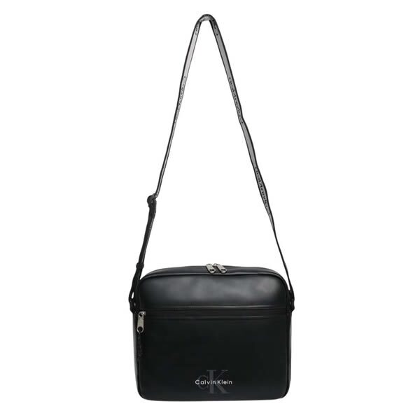カルバンクライン CALVIN KLEIN ショルダーバッグ BOLD LOGO WEBBING LAPTOP FLIGHT lv04d3442g-ub1 ブラック BLACK