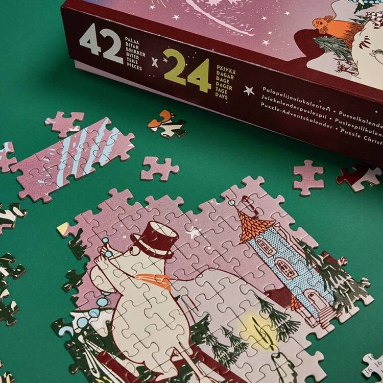 ムーミン パズル アドベントカレンダー 2026 MNX040029  送料無料 クリスマス MOOMIN 2026年 クリスマス プレゼント クリスマスツリー 1008ピース ギフト 北欧