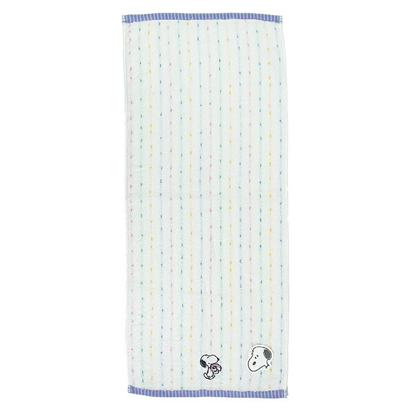スヌーピー フェイスタオル (Washing) ホワイト 西川 日本製 SNOOPY