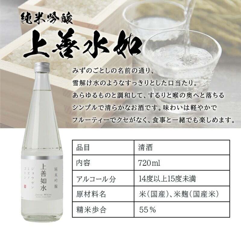 日本酒 上善如水 720ml ロックグラスセット 名入れ お酒 清酒 純米 吟醸 名前入り プレゼント ギフト 面白い センス 定年退職 還暦祝い 退職祝い 男性 女性 お祝い 古希 喜寿 傘寿 米寿 卒寿 白寿 百寿 敬老の日