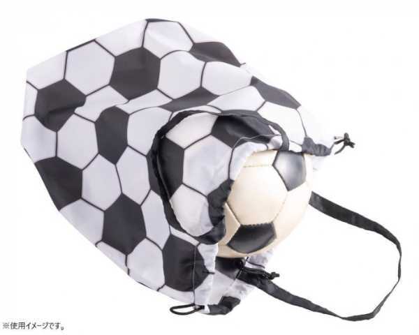 エコバッグ 折りたたみ コンパクト サッカーボール 型 SF-3967 おもしろ 雑貨 スポーツ 部活 プレゼント ギフト サッカー 好き 大容量 軽量 トートバッグ レジ袋 男の子 女の子 誕生日 景品 セトクラフト