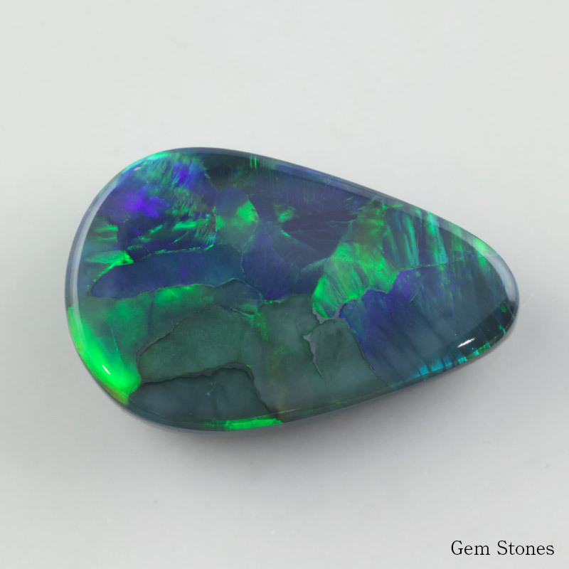  高品質 ブラックオパール 2.263ct ルース 裸石 宝石 イエロー グリーン レッド オレンジ ブラック オパール オーストラリア産  プレゼント 誕生石 10月 オリジナル ジュエリー コレクション