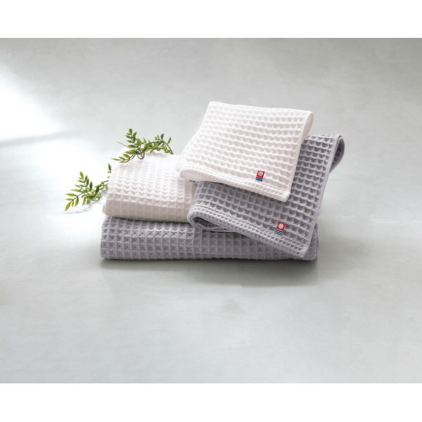 【直送】今治ワッフルソフト フェイス ハンドタオルセット [26-7544-082] IWT88200 タオルセット 綿100% 日本製 ギフト 内祝い 出産内祝い 快気祝い お返し 贈り物 プレゼント