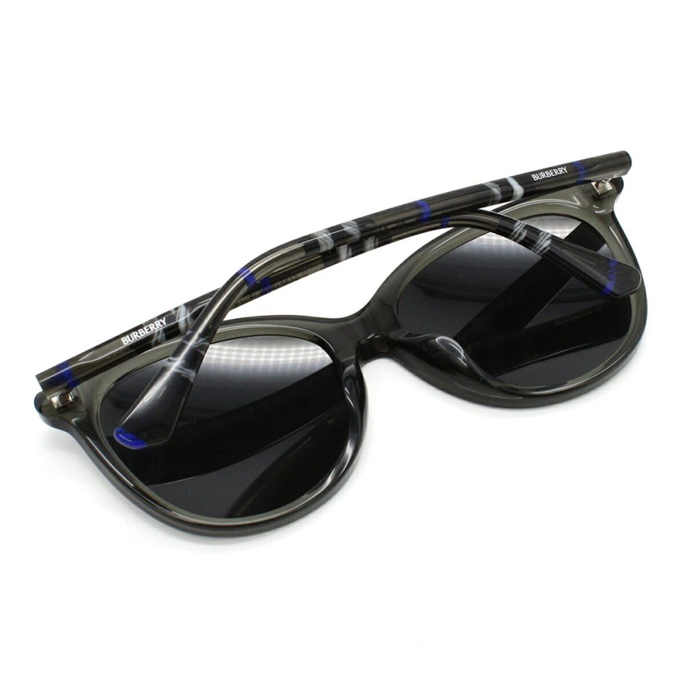 バーバリー BURBERRY サングラス アジアンフィット UVカット アイウェア ボストン 0BE4455F 416087 55 メンズ レディース ユニセックス グレー+ダークグレー 海外正規品
