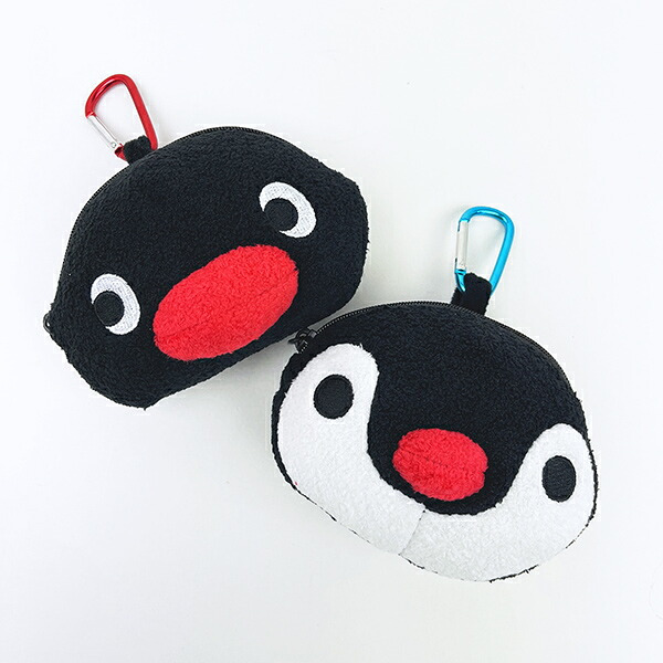 ピングー (PINGU) ピンガ カラビナ付きぬいぐるみファスナーマスコット ポーチ