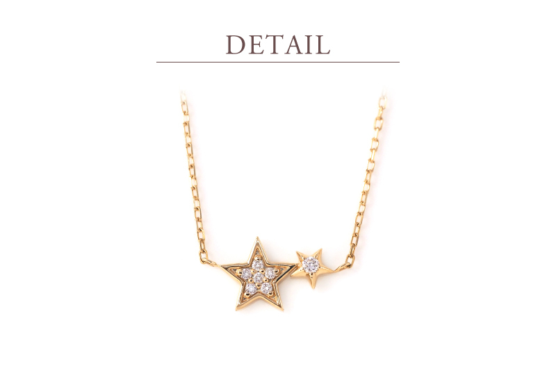 ダイヤモンド ネックレス 0.04ct 星 スター 流れ星 K10 K18 10K 18K 10金 18金 プラチナ 女性 レディース 誕生日 記念日 プレゼント ギフト 誕生日プレゼント 10代 20代 30代 40代 妻 彼女 ゴールド ホワイトゴールド ピンクゴールド イエローゴールド ダイヤ アクセサリー アレルギー対応 金属アレルギー