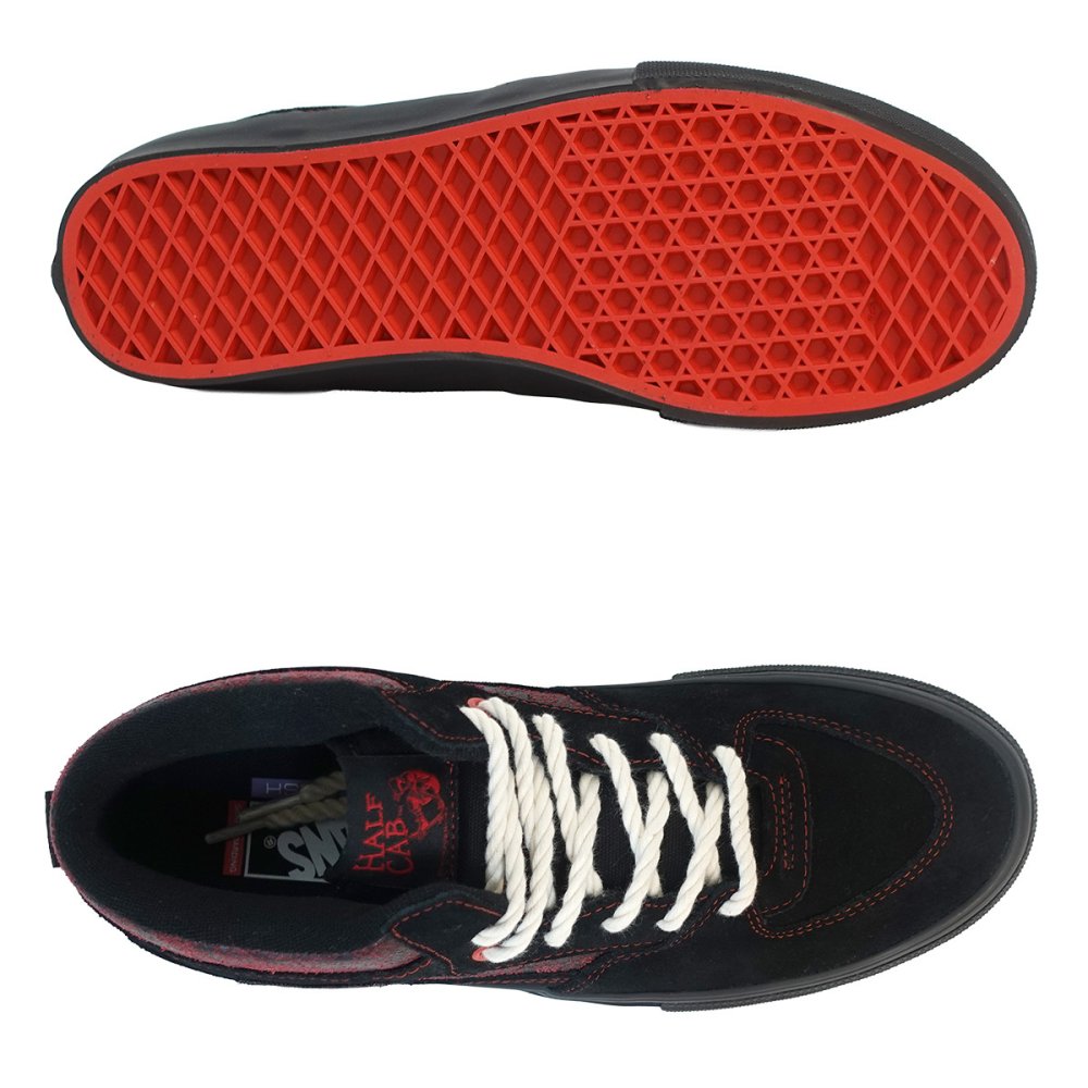 【並行輸入品】バンズ VANS スニーカー メンズ  靴 スケート ハーフキャブ レッド/ブラック VN0A5FCDY25 SKATE HALF CAB SAW RED/BLACK