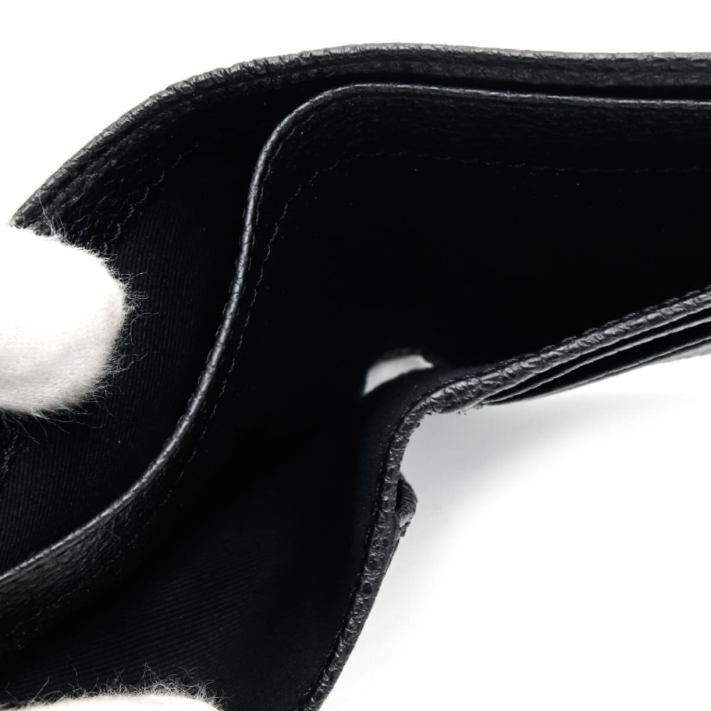 ヴィヴィアンウエストウッド 財布 メンズ 二つ折り財布 Vivienne Westwood 51120008 L001J LA N401 ブラック 黒 グレインレザー 本革 小銭入れなし コンパクト オーブ ロゴ 札入れ ギフト プレゼント