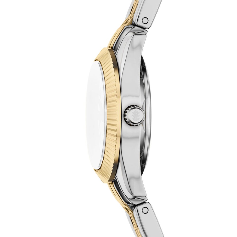フォッシル FOSSIL 腕時計 レディース SCARLETTE MINI 三針 ツートーン ステンレススチールウォッチ ES5473【2026 新作】