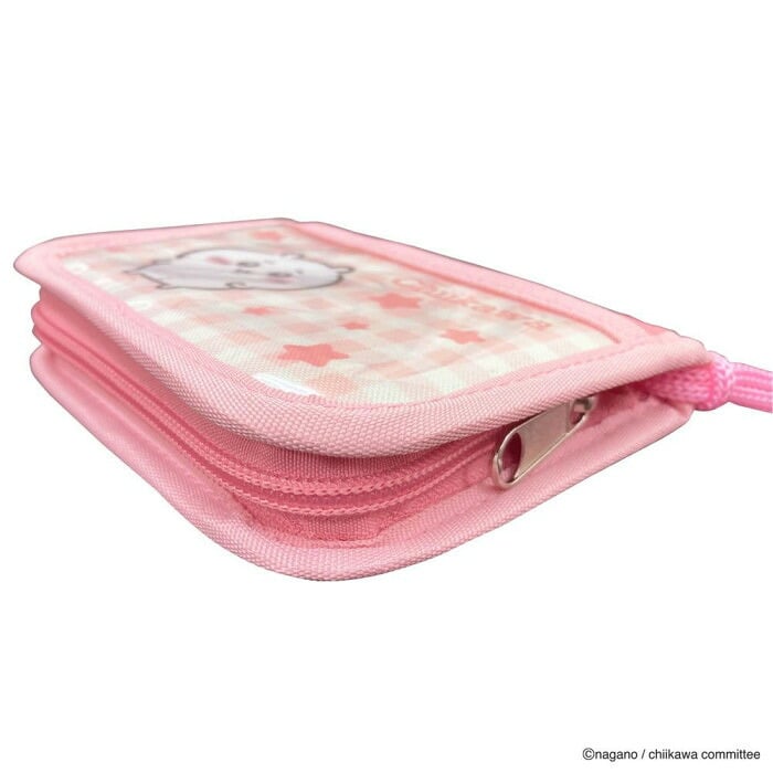 ちいかわ キッズウォレット 子供用財布 ピンク 財布 二つ折り 小銭入れ カード入れ付き キャラクター グッズ キッズ 女の子 プレゼント ギフト 入学祝い