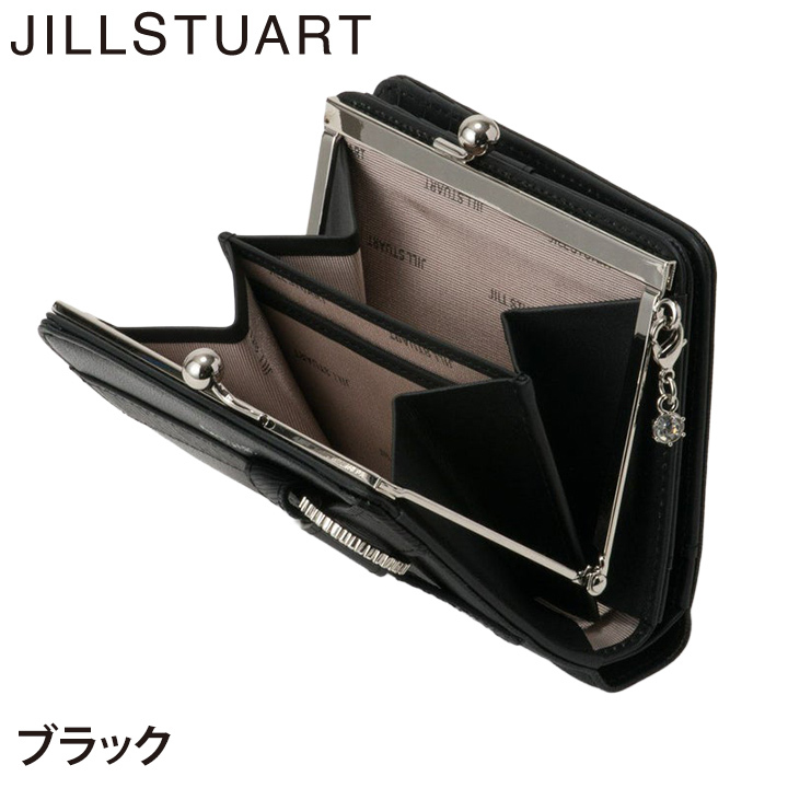 ジル スチュアート 財布 二つ折り レディース 山羊革 牛革 インプルーブ 口金 ギフト JILL STUART