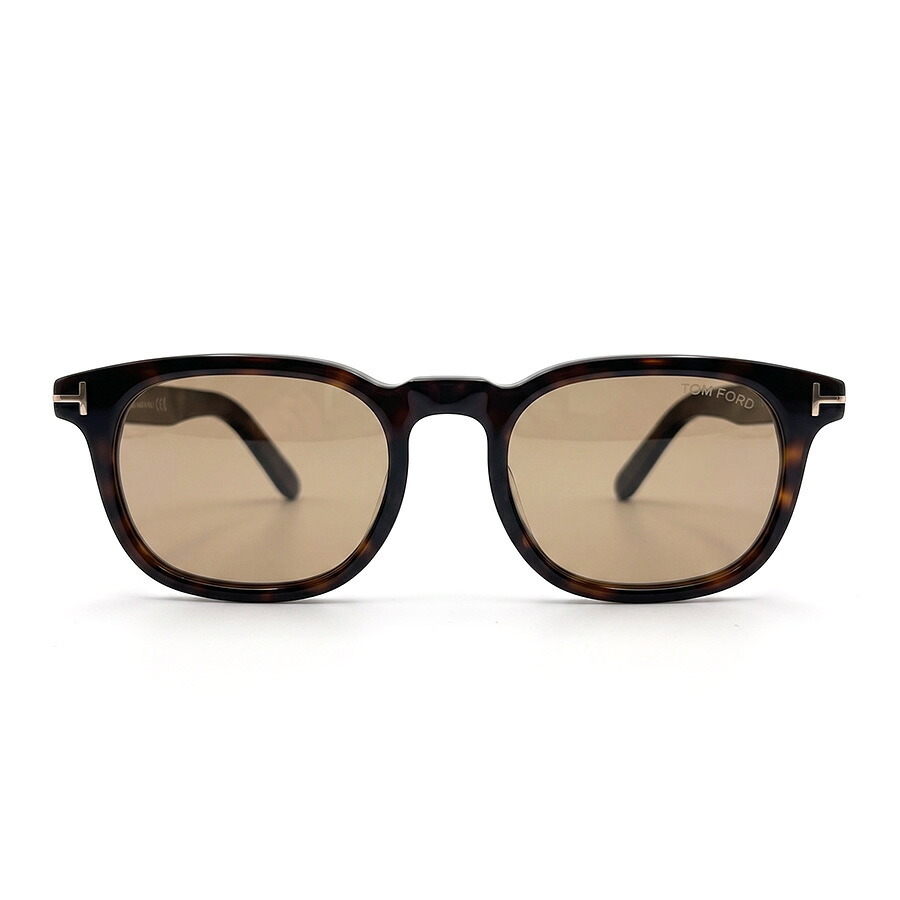 【並行輸入品】【正規品・新品】TOMFORD トムフォード TF1122D FT1122D 52E ダークハバナ ブラウン イタリア製 サングラス メガネ 眼鏡 メンズ レディース TOM FORD トム フォード 伊達メガネ ビジネス アジアンフィット