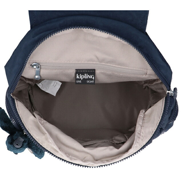 キプリング リュック レディース ブランド Kipling シティジップ S バックパック リュックサック スクールバッグ  KI3523-96V Blue Bleu 2